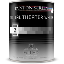 Paint On Screen - Digital Theater White - 1 Gallon