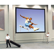 Da-Lite 92088 Heavy Duty Fast-Fold Deluxe Screen with Black Frame