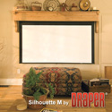 Draper 202235 109 Inch Silhouette/Series M AutoReturn Manual Projection Screen; 16:10; Matt White
