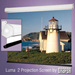 Draper 206005 Luma 2 72ft x 96in AV Matt White