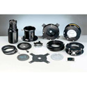 Captive framing shutter assembly. (Projection Attachments)