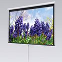 Draper 4:3 NTSC Video Format Matt White Luma Manual Wall-Mounted Projection Screens