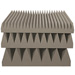 16 x 16 x 2 Inch Thick Gray UL94 Acoustic Blade Tiles