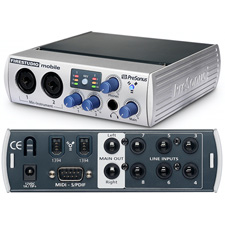 PreSonus FireStudio Mobile 10x6 Firewire Recording System