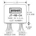Jensen JT-MB-CA Microphone Input Transformer