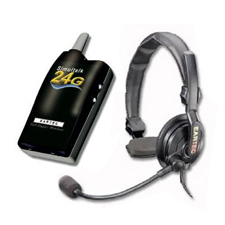 Eartec Simultalk 24G-2 Two-Station Hands-Free Wireless System