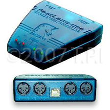 MOTU FastLane USB -In/2-Out MIDI Interface with MIDI Thru for MAC and Windows
