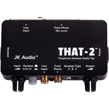 JK Audio THAT Series Telephone Audio Headset Taps