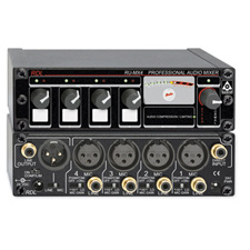 Radio Design Labs RU-MX4 Professional 4 Channel Microphone/Line Mixer with Phantom Power - Microphone and Line Output