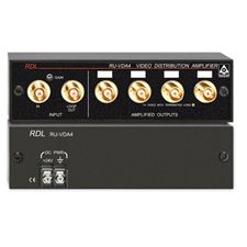 Radio Design Labs RU-VDA4 Series NTSC/PAL Video Distribution Amplifiers - 1x4