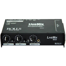 Rolls MX34B 2 Channel Mixer for Field & Video