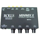 Rolls MX51 Minimix II 4-Channel Portable Mixer with Headphone Jack