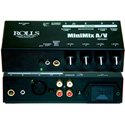 ROLLS MX56c 4 Input Line Mixer with 1/4in 1/8in  XLR and RCA Stereo Line Input