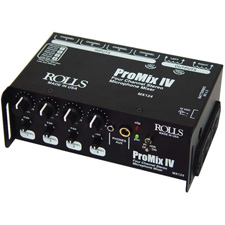 Rolls MX124 4-Channel Stereo Mic Mixer