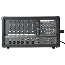 Phonic POWERPOD 620 Plus 200W 6-Channel Powered Mixer w/DFX; Variable Delay