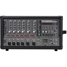 Phonic POWERPOD 620 R 200W 6-Channel Powered Mixer USB Recorder + Player