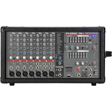 Phonic POWERPOD 740R 440W 7-Channel Powered Mixer w/DFX & USB Recorder