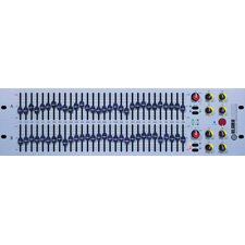 Klark Teknik DN370 2 Channel 1/3 Octave Graphic EQ w/Transformer Balanced Outs