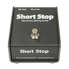 Pro-Co Short Stop Passive Momentary Mic Muting Switch
