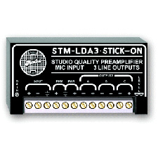 Radio Design Labs STM-LDA3 Studio Quality Microphone Preamplifier with Phantom - 3 Line Outputs