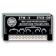 RDL STM-3 High Gain Mic Preamp - 35 to 75 dB Gain