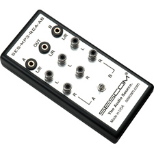 Sescom SES-MP3-RCA-AB Stereo Audio FLAC MP3 OGG WMA 3.5mm(1/8) & RCA A/B Switch