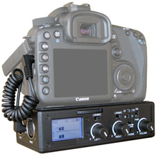 Beachtek DXA-5DA Passive XLR Adapter for DSLR Cameras