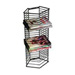 Onyx Matte Black Wire Wall or Stand Alone DVD Rack (28 DVDs)