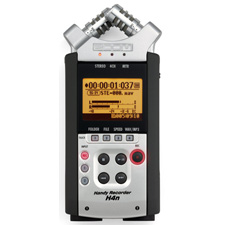 Zoom H4N Portable Digital Audio Recorder w/Adjustable Mics and Built-In Speaker