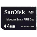 SanDisk 4GB Memory Stick PRO Duo