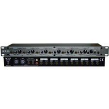 Rolls 6 Channel Headphone Amp w/Mix Control XLR 1/4in & RCA Inputs