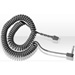 Telex CCX-2 Headset Replacement Coiled Cable with Right Angle Mini 5 Feet
