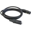 5 Ft Cable for DT180/190-Clear 4XLR