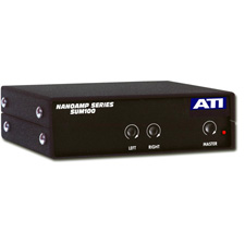 ATI SUM100-RCA 2 CH to 1 CH SUM100 with XLR and RCA I/O (Incl. External PwrSply)