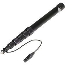 K-Tek Multi-Section Aluminum Boom Poles with Coiled Cords