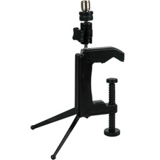 ENG Press Conference Clamp for Mics & Cameras w/Built-In Tripod Legs