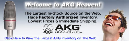 Markertek is AKG Acoustics Heaven