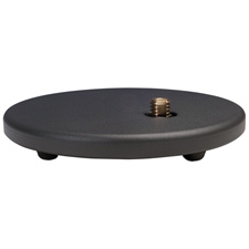 AKG ST45 Low-Profile Black Table Stand with Off-Center Mounting