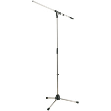 K&M 210/2 Microphone Stand - Nickel