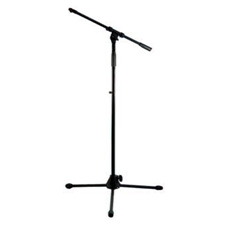 Connect Mic Stand Tripod Base & 36-60in Height & 24-40 in Boom Black