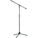 KM210/70 BLACK Tripod Base Microphone Stand with Boom
