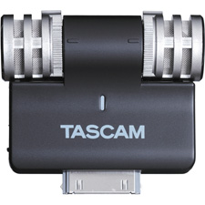 Tascam iM2 iPhone & iPad Stereo Condenser Microphone