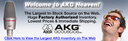Markertek is AKG Acoustics Heaven