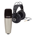 Samson C01/SR850 Condenser Mic / Headphones Bundle
