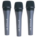 Sennheiser E 835 Dynamic Microphone 3-Pack