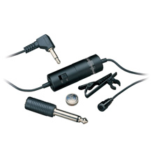 Omnidirectional Condenser Lavalier Microphone with on/off Switch