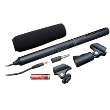 Condenser Shotgun Microphone w/switch-select Cardioid & Supercardioid