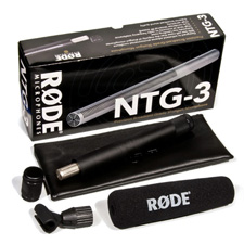 Rode NTG-3 Precision Broadcast-Grade Shotgun Microphone