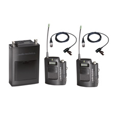 Audio Technica Camera-mount Frequency-agile True Diversity UHF Wireless Systems - 1800 Series (Dual-Channel)
			
