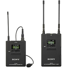 Sony UWP V1 Lav Mic Bodypack TX and Portable RX Wireless System